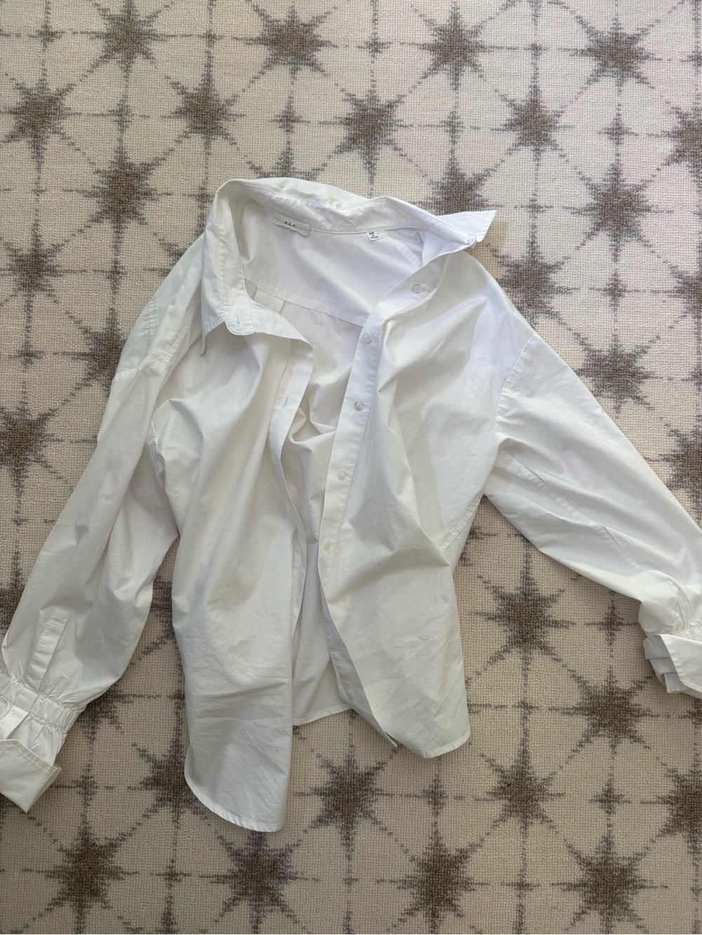 A.L.C Classic White Button-Up Shirt